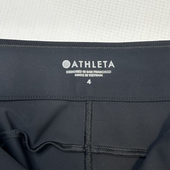 Athleta Pants Womens Size 4 Black Stellar Trouser Work Comfort Crop #351310 - Picture 4 of 12